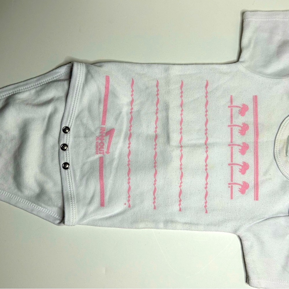 In N Out Pink Baby Onesie